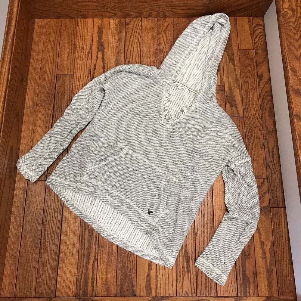 American Eagle Outfitters Gray Hooded Sweatshirt